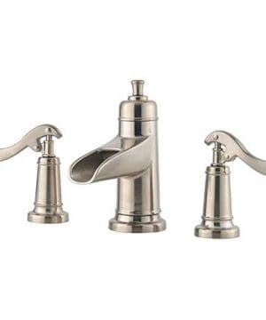 Pfister LG49YP1K Ashfield 2 Handle 8 Widespread Bathroom Faucet In Brushed Nickel Water Efficient Model 0 300x360