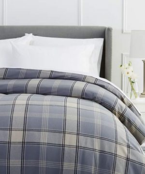 Pinzon Plaid Flannel Duvet Cover Twin Grey Plaid Farmhouse Goals