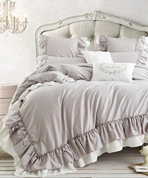 Queen S House Cotton Duvet Cover Taupe Bedding Set King Size