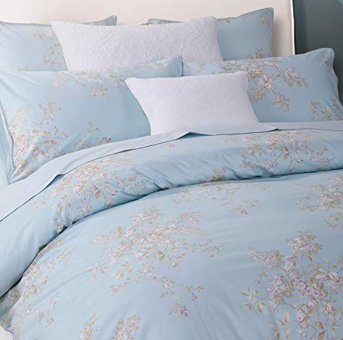 Softta Retro Chic Bohemia French, Baby Blue King Size Duvet Cover