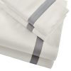 Stone-Beam-Banded-100-Percale-Cotton-Bed-Sheet-Set-Easy-Care-Queen-Cloud-0-0
