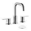 TimeArrow TAF288S CP Two Handle 8 Inch Widespread Bathroom Sink Faucet With Pop Up Drain Chrome 0 100x100