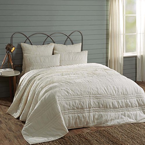 Vhc Brands Natasha Solid Color Voile Cotton Farmhouse Bedding Pre