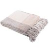 Battilo Plaid Throw Blanket With Fringe Farmhouse Check Pattern Woven Soft Breathable Stylish Throws 50 X 60 Khaki 0 100x100