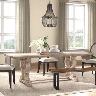 Esita Extendable Solid Wood Dining Table