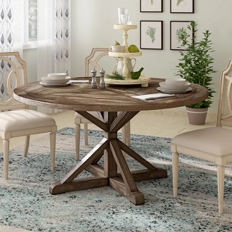 Havana Pine Solid Wood Dining Table