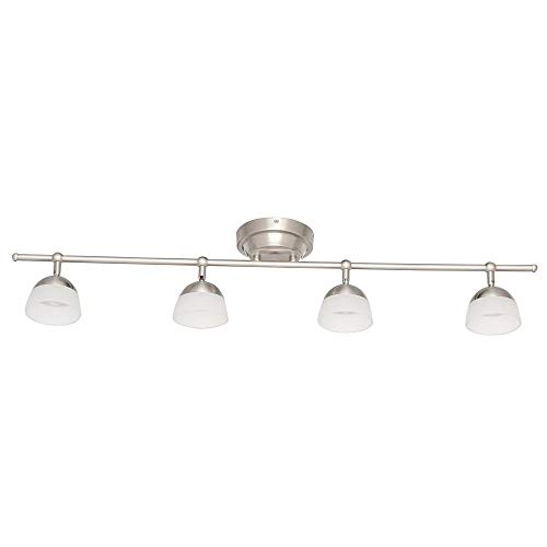 Madison 3 Ft 4 Light Satin Nickel Led Fixed Track Farmhouse Goals Madison 3 Ft 4 Light Satin Nickel Led