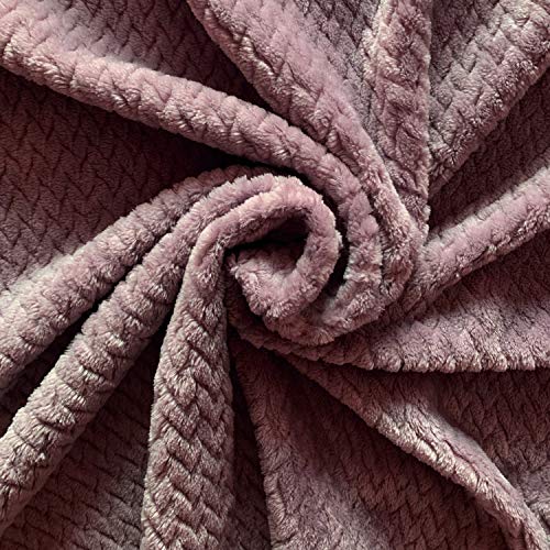 50x60 888-green, Throw NEWCOSPLAY Luxury Super Soft Throw Blanket Premium Silky Flannel Fleece Leaves Pattern Throw Warm Lightweight Blanket 