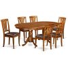 PLAV7 SBR LC 7 PC Dining Set Dining Table And 6 Dining Chairs 0 100x100