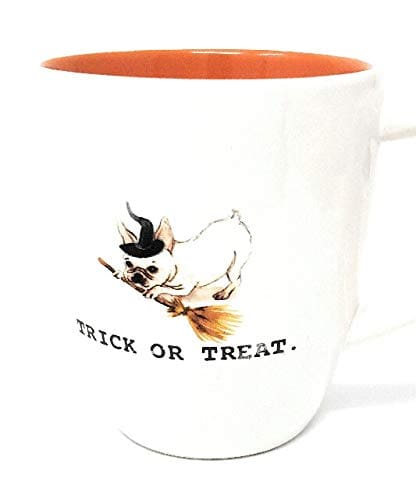 Rae Dunn Halloween Trick Or Treat Dog Mug 0