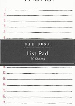 Rae Dunn Tasks List Pad 0 254x360