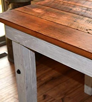 Reclaimed Wood Farmhouse Table Sugar Mountain Woodworks