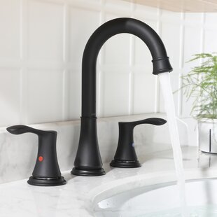 Widespread++Bathroom+Faucet+With+Pop-Up+Drain+And+Water+Supply+Lines