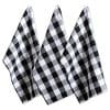 DII Cotton Buffalo Check Plaid Dish Towels 20x30 Set Of 3 Monogrammable Oversized Kitchen Towels For Drying Cleaning Cooking Baking Black White 0 100x100