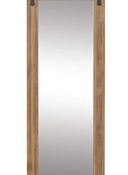 Deco 79 84247 Framed Wood And Metal Wall Mirror 70 X 32 BrownBlack 0 0 264x360