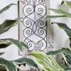 Deco 79 Rustic Wood And Metal Arched Window Wall Decor 10 By 20 Textured Ivory White Finish 0 100x100