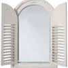Esschert Design White Window Frame WFrench Doors 0 100x100