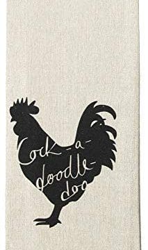 rooster kitchen towel set