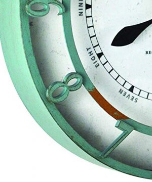 FirsTime Co Timeworn Aqua Wall Clock 11 Turquoise 0 2 300x360