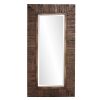Howard Elliot Timberlane Rustic Wall Mirror Walnut Finished Wood Frame Accent Mirror 0 100x100