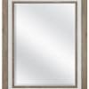 MCS 18x24 Inch Beveled Wall Mirror 245x305 Inch Overall Size Rustic Wood And Embossed Whitewash Finish 0 100x100