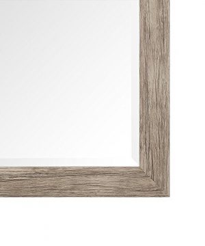 Naomi Home Rustic Floor Mirror Light Gray//66 x 32