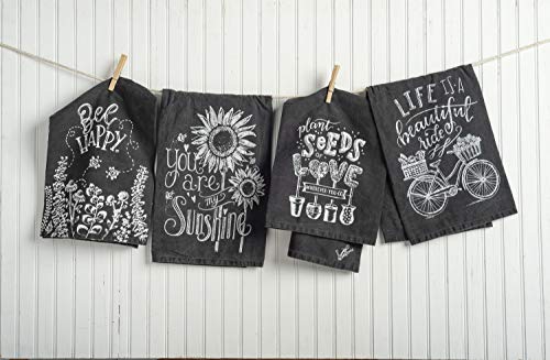 Primitives By Kathy 26885 Chalk Dish Towel 28 X 28 You Are My Sunshine 0 0