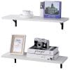 SUPERJARE Wall Mounted Shelves Set Of 2 Display Ledge Storage Rack For RoomKitchenOffice White 0 100x100