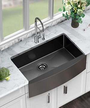 Black Farmhouse Sink 30 Inch - Sarlai 30 inch Kitchen Sink ...