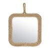 Stonebriar Small Square Rope Mirror For Wall Light Weight Rustic Decoration 0 100x100