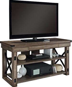 Ameriwood Home Wildwood Wood Veneer TV Stand For TVs Up To 50 Rustic Gray 0 0 300x360