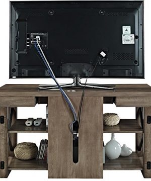 Ameriwood Home Wildwood Wood Veneer TV Stand For TVs Up To 50 Rustic Gray 0 1 300x360
