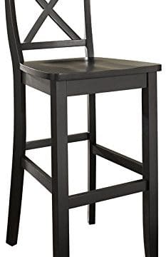 Crosley Furniture X Back Bar Stool Set Of 2 30 Inch Black 0 233x360