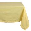 DII 100 Cotton Machine Washable Dinner Summer Picnic Tablecloth 60x120 Yellow Spring Check Seats 10 To 12 People 0 100x100