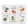Funny Kitchen Art PrintSet Of 68X10inchUnframed Beet Tomatoes Kale Vegetable Quote Canvas PosterBotanical Farmhouse Style Wall Art For Restaurant Dining Room Decor 0 100x100