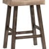 Hillsdale Furniture Saddle Counter Stool Rustic Gray 0 100x100