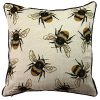 McAlister Textiles Bugs Life Filled Pillow Funky Tapestry Honey Bumblebee Yellow Black Decorative Decor Throw Couch Cushion For Bedroom Sofa Living Room Size 16 X 16 Inches 0 100x100