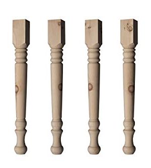 Osborne Wood Products Farm Dining Table Legs In Knotty Pine Set Of 4 Versatile Farm Style Overall Dimensions 29 X 3 0 300x334