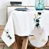 Plastic Tablecloth Wipeable Small Square Vinyl Spillproof Oilcloth Party Tablecloths Farmhouse Luau Dining Tablecloth Beige Olive Fruit 54x54 Inch 0 100x100