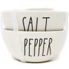 Rae Dunn By Magenta 2 Piece SALT PEPPER Ceramic LL Spice Seasoning Mini Bowl Set 0 100x100
