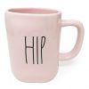 Rae Dunn By Magenta HIP HOP Double Sided Pastel Light Pink Ceramic LL Coffee Tea Mug 2020 Limited Edition 0 100x100