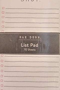 Rae Dunn Shop Notepad Shopping List 0 240x360