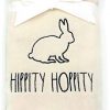 Rae Dunn Spring Easter Hand Towels Set Of 2 Light Beige Embroidered Hippity Hoppity Easter Bunny Spring Hand Towel Set For Easter Bathroom Home Decor 0 100x100