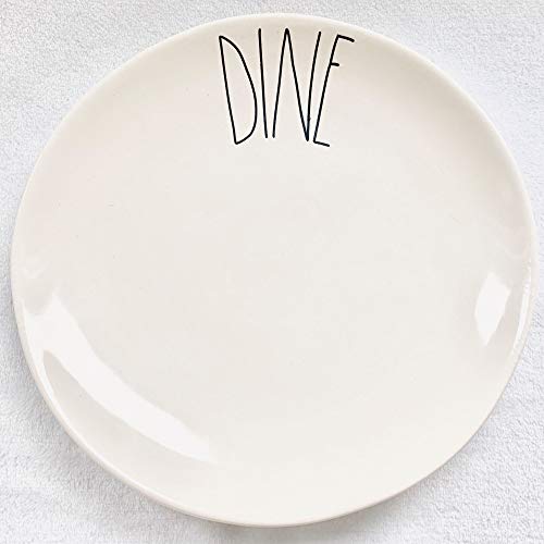 Rae Dunn By Magenta DINE Dinner Plates Set Of 4 11 Inch Diameter 0 0