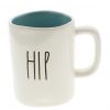 Rae Dunn By Magenta HIP HOP Ceramic LL Coffee Mug Blue Interior 0 100x100
