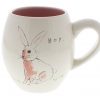 Rae Dunn By Magenta HOP Easter Bunny Coffee Mug Pink Interior 0 100x100