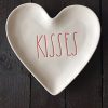 Rae DunnKISSES Valentine Heart Plate 0 100x100