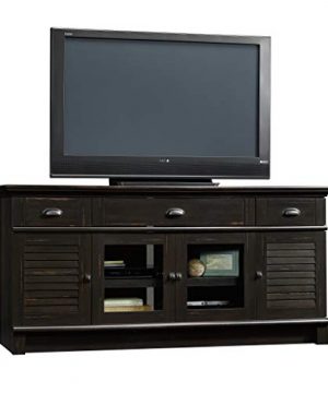Sauder Harbor View Credenza For TVs Up To 70 Antiqued Paint Finish 0 300x360