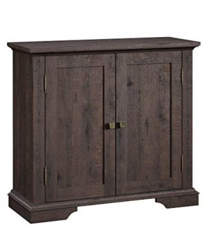 Sauder New Grange Accent Storage Cabinet Coffee Oak Finish 0 300x360