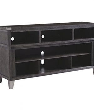 Signature Design By Ashley Todoe Large TV Stand With Fireplace Option Gray 0 300x360